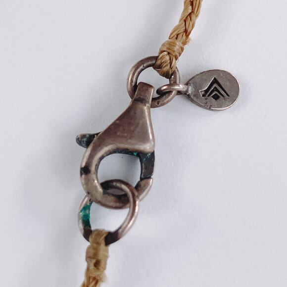 Signed Silpada Sweet Trinket N2330 Sterling Amethyst Iolite Cord Necklace - Picture 9 of 11